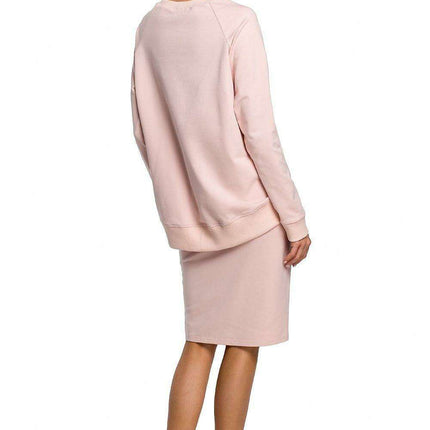 Chic Sweatshirt-Style Pencil Skirt for Sporty Elegance - Très Elite