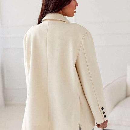 Chic Tailored Lapel Jacket by Roco Fashion - Très Elite
