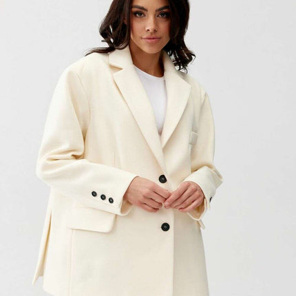 Chic Tailored Lapel Jacket by Roco Fashion - Très Elite