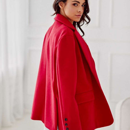 Chic Tailored Lapel Jacket by Roco Fashion - Très Elite