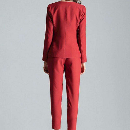 Chic Tailored Patterned Blazer with Waist Definition - Très Elite