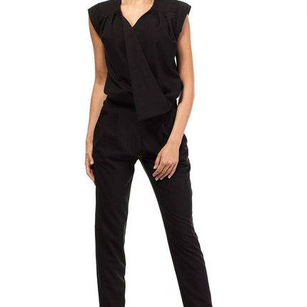 Chic Tapered Hem Jumpsuit with Elegant Envelope Design - Très Elite