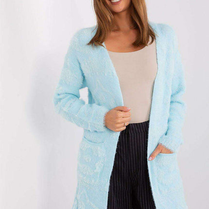 Chic Textured Open-Front Comfort Cardigan