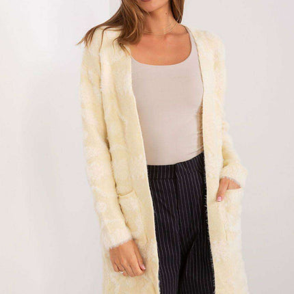 Chic Textured Open-Front Comfort Cardigan