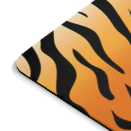 Chic Tiger Print Mouse Pad: Elevate Your Workspace with Style and Precision Tracking..