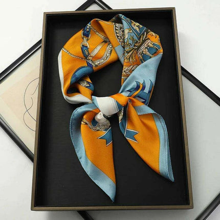 Chic Toddler Elegance: Luxurious 70x70cm Silk Scarf for Ages 6 Months to 4 Years - Très Elite