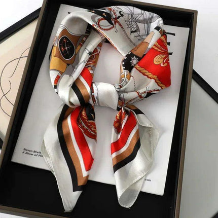Chic Toddler Elegance: Luxurious 70x70cm Silk Scarf for Ages 6 Months to 4 Years - Très Elite