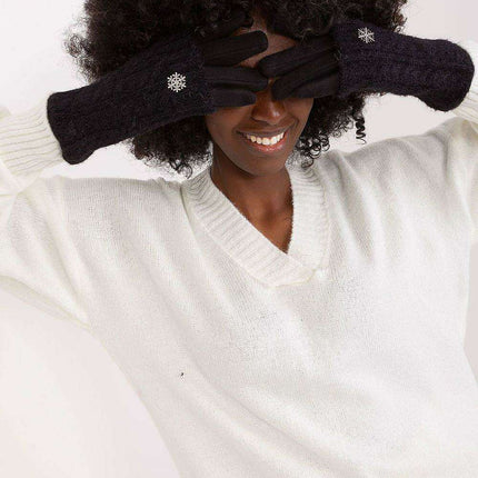 Chic Touchscreen Floral Insulated Gloves - Très Elite