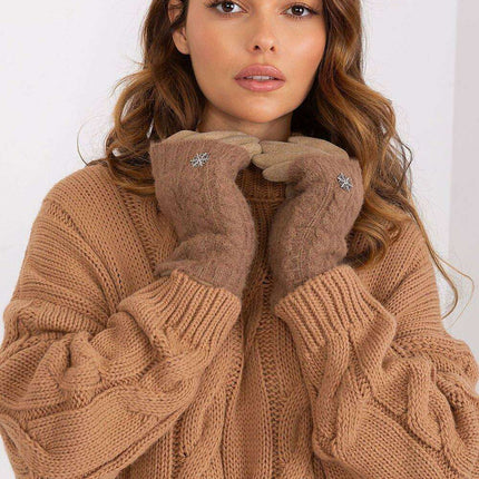 Chic Touchscreen Floral Insulated Gloves - Très Elite