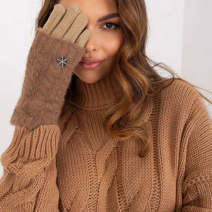 Chic Touchscreen Floral Insulated Gloves - Très Elite