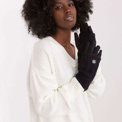 Chic Touchscreen Floral Insulated Gloves - Très Elite