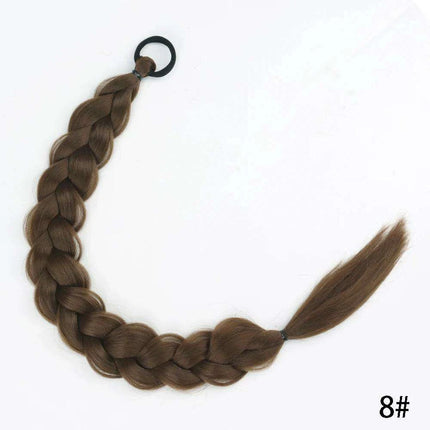 Chic Transformation: 24-Inch Long Twist Braid Ponytail Extensions for Effortless Elegance - Très Elite