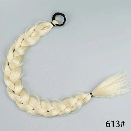 Chic Transformation: 24-Inch Long Twist Braid Ponytail Extensions for Effortless Elegance - Très Elite