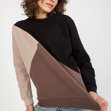 Chic Tri-Color Cotton Blend Pullover - Très Elite