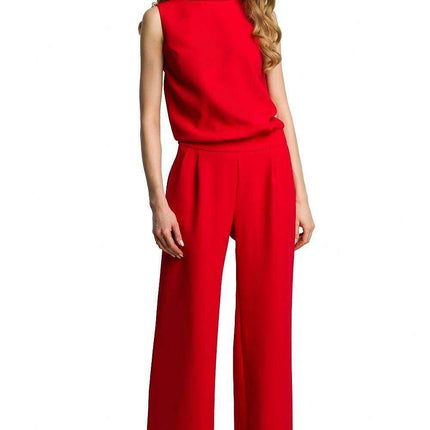 Chic Trousers Ensemble with Slit Back Detail - Très Elite