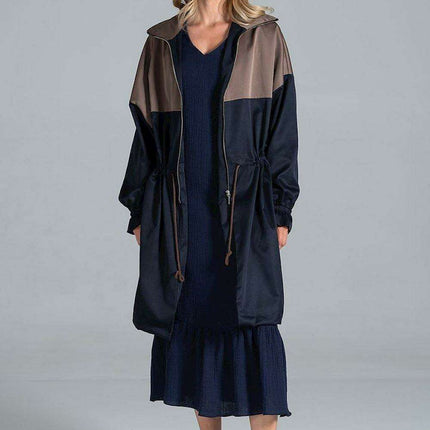Chic Two-Tone Autumn Parka Jacket - Très Elite