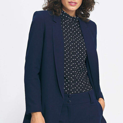 Chic Unbuttoned Blazer for Modern Elegance European Style - Très Elite