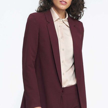 Chic Unbuttoned Blazer for Modern Elegance European Style
