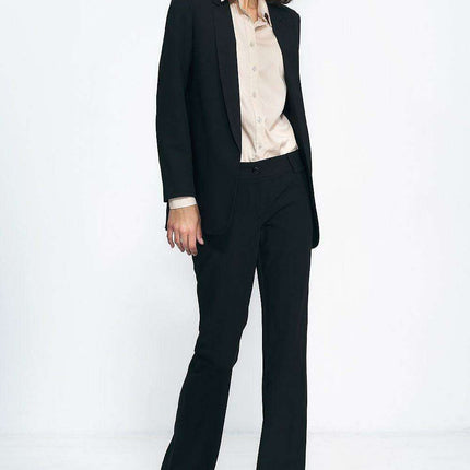 Chic Unbuttoned Blazer for Modern Elegance European Style - Très Elite