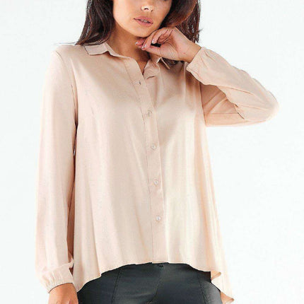Chic Urban Long Sleeve Blouse - Distinctive Polish Design
