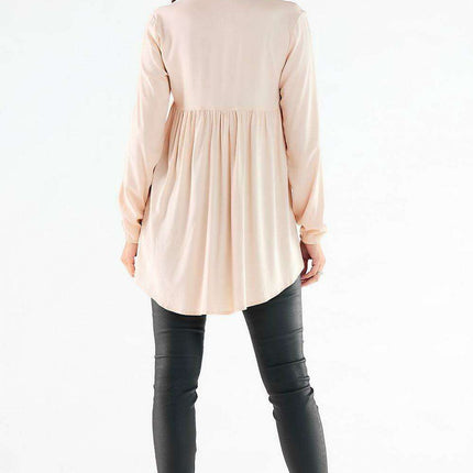Chic Urban Long Sleeve Blouse - Distinctive Polish Design - Très Elite