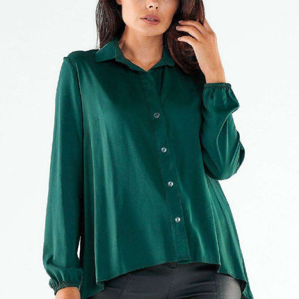 Chic Urban Long Sleeve Blouse - Distinctive Polish Design