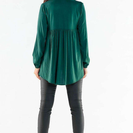 Chic Urban Long Sleeve Blouse - Distinctive Polish Design - Très Elite