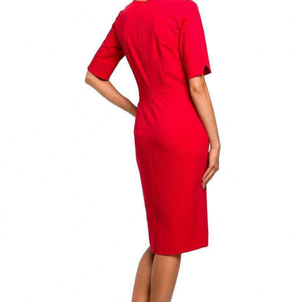 Chic V-Neck Cutout Pencil Dress - Très Elite