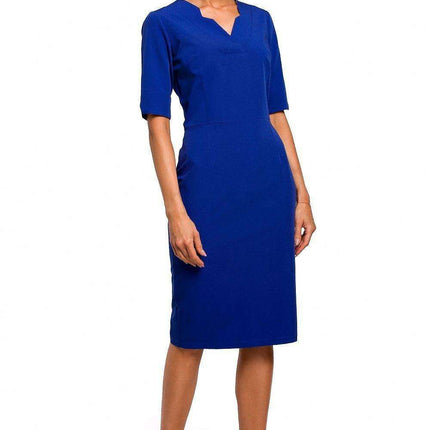 Chic V-Neck Cutout Pencil Dress - Très Elite
