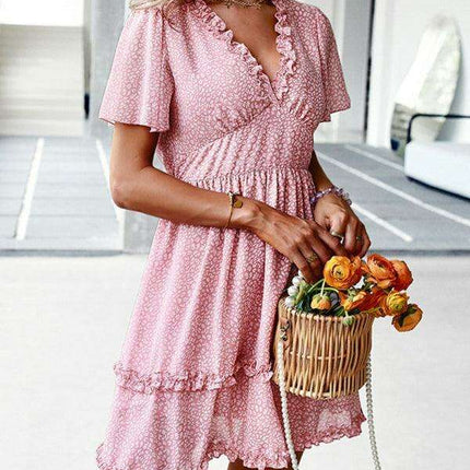 Chic V-Neck Dress: Your Go-To Essential for Spring and Summer Style - Très Elite