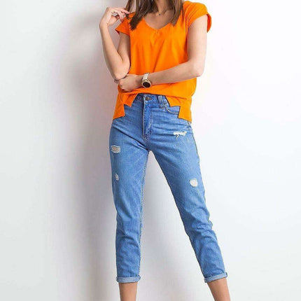 Chic V-Neck Essential Cotton Top for Women - Très Elite