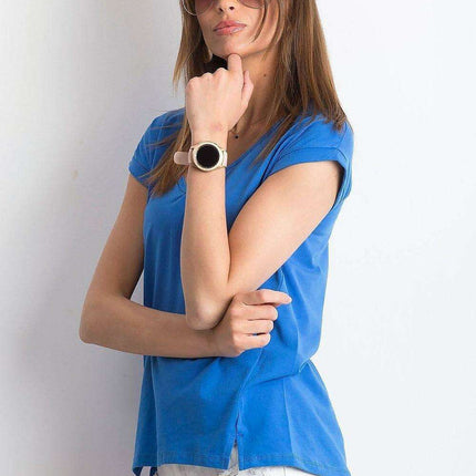 Chic V-Neck Essential Cotton Top for Women - Très Elite