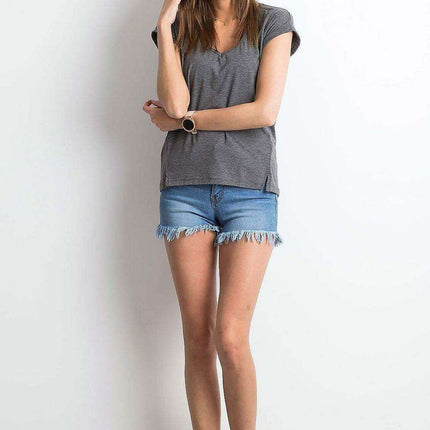 Chic V-Neck Essential Cotton Top for Women - Très Elite