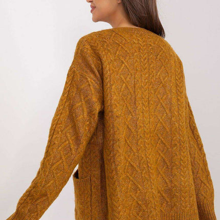 Chic V-Neck Knit Cardigan with Customizable Buttons - Très Elite