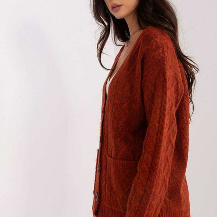 Chic V-Neck Knit Cardigan with Customizable Buttons - Très Elite