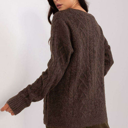 Chic V-Neck Knit Cardigan with Customizable Buttons - Très Elite