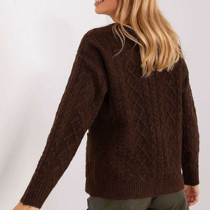 Chic V-Neck Knit Cardigan with Customizable Buttons - Très Elite