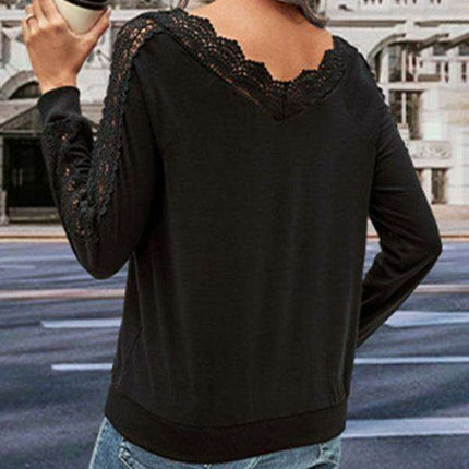 Chic V-Neck Knit Sweater for Stylish Women - Très Elite