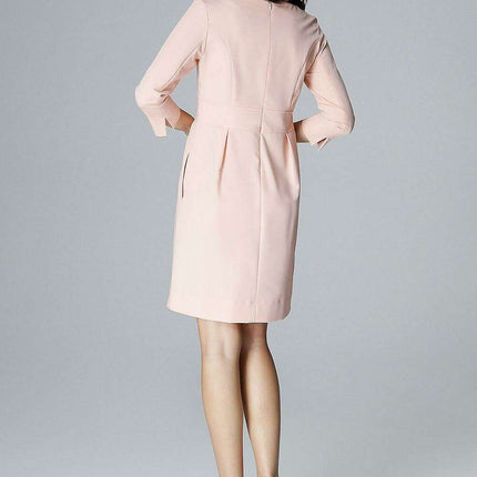 Chic V-Neck Midi Day Dress - Très Elite
