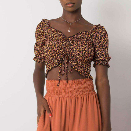 Chic V Neck Parisian Blouse For Women Made In Europe - Très Elite