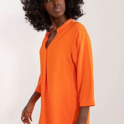 Chic V-Neck Viscose Blouse for Effortless Elegance - Très Elite