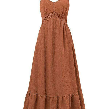Chic V-neck Sleeveless Summer Suspender Dress for Women - Très Elite