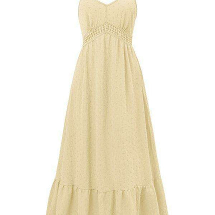 Chic V-neck Sleeveless Summer Suspender Dress for Women - Très Elite