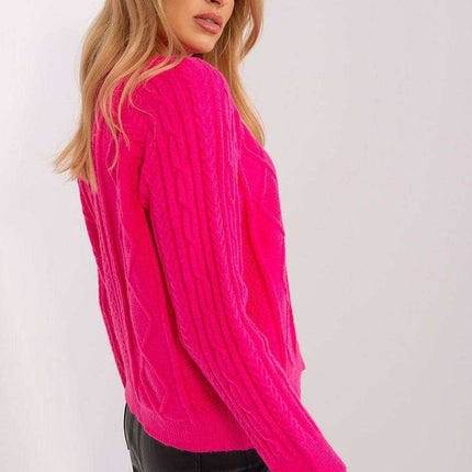 Chic Variegated Knit Cardigan with Button Closure - Très Elite