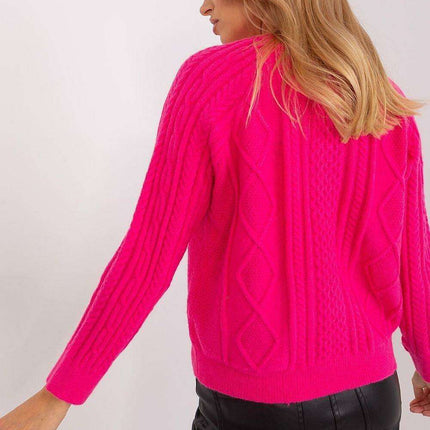 Chic Variegated Knit Cardigan with Button Closure - Très Elite