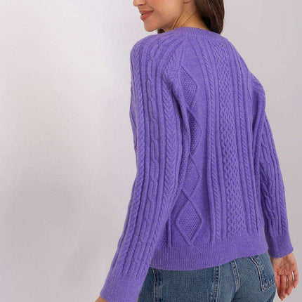 Chic Variegated Knit Cardigan with Button Closure - Très Elite