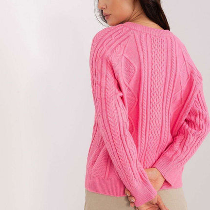 Chic Variegated Knit Cardigan with Button Closure - Très Elite