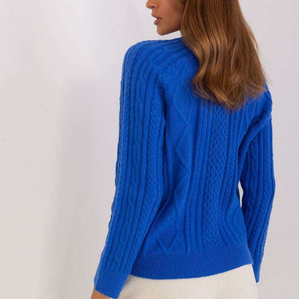 Chic Variegated Knit Cardigan with Button Closure - Très Elite