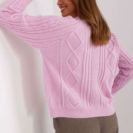 Chic Variegated Knit Cardigan with Button Closure - Très Elite