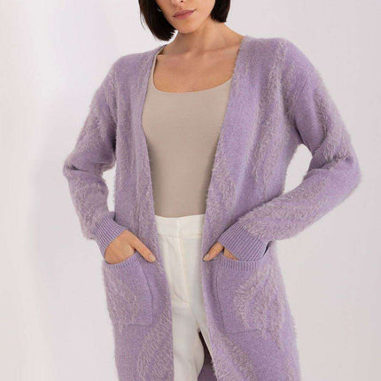 Chic Variegated Long Cardigan with Handy Slip Pockets